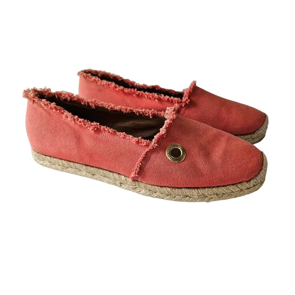 Hunter Adler Espadrille Flats Shoes Slip‎ On Women's 8 Summer Vacation Casual